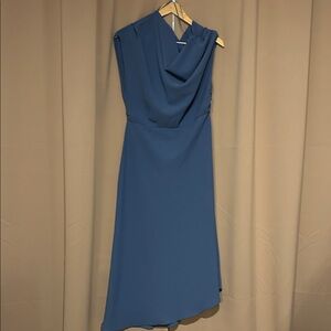 Mango Asymmetrical One-Shoulder Midi Dress